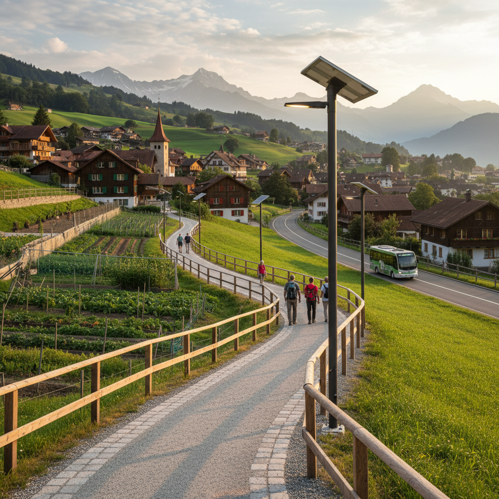Solaranlage auf Schweizer Hausdach